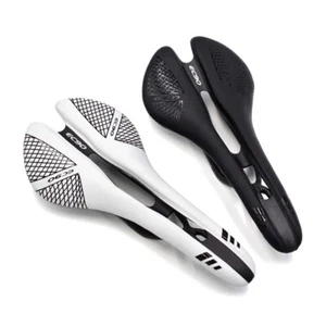 EC90 Carbon Bicycle Saddle MTB Road Bike Seat Cushion Comfort Leather 270*130mm - Picture 1 of 8