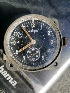 Kienzle zeituhr fur flugzeug Messerschmidt BF109, Storch - 30/40j.- defekt - Bild 1 von 4