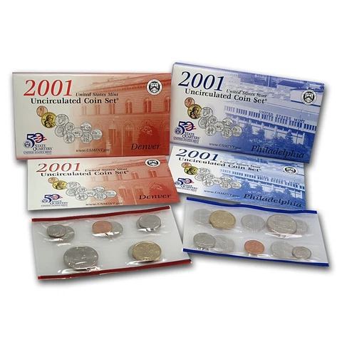 2001 US Mint Set Cover