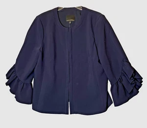Banana Republic Größe 16 HOHE JACKE GERÜSCHTE GLOCKENÄRMEL ARBEITSKLEIDUNG ODER ABEND NEU MIT ETIKETT - Bild 1 von 10