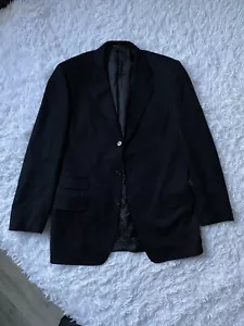 Vintage Gucci Wool/Cashmere Mens Black Jacket Blazer Size IT 54 - Picture 1 of 9
