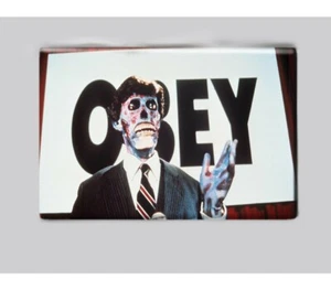 THEY LIVE - 2" x 3" MOVIE POSTER MAGNET (cinema retro carpenter sci fi horror) - Picture 1 of 2