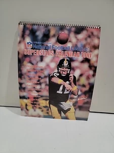 CALENDARIO NFL 1981 BUONE CONDIZIONI CON WALTER PAYTON BRADSHAW TERRY - Foto 1 di 15