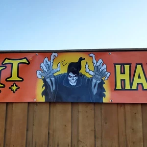 Spirit Halloween Retail Store Vinyl Banner - Home Decor Party Prop - 11 FEET - Picture 1 of 8