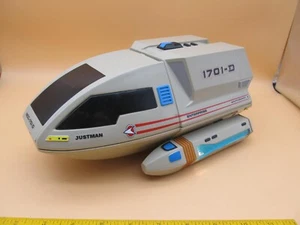 Star Trek 1992 Playmates Goddard Craft 1701-D Custom as shuttle "Justman" Works - Picture 1 of 4