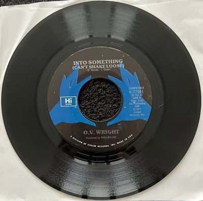 O.V. Wright – Into Something Can't Shake Loose 7'' Vinyl US 1977 TESTED EX VIDEO - Image 1 of 4
