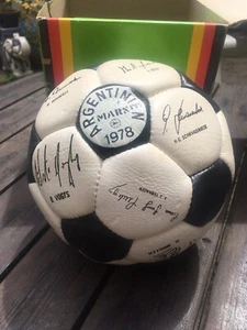 Fußball WM 78 Argentinien original Lederfußball in OVP SUPER SELTEN - Bild 1 von 10
