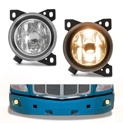 Bumper Driving Fog Lights For Kenworth T660 Peterbilt 579 587 2008-2015 W/ Bulbs - Изображение 1 из 4