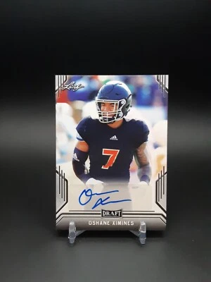 2019 Leaf Draft Auto Oshane Ximines #BA-OX1 Rookie Auto RC - Image 1 of 2