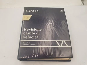 Manuale officina Lancia revisione cambi Thema Ferrari Delta Integrale Y10 Dedra. - Foto 1 di 24
