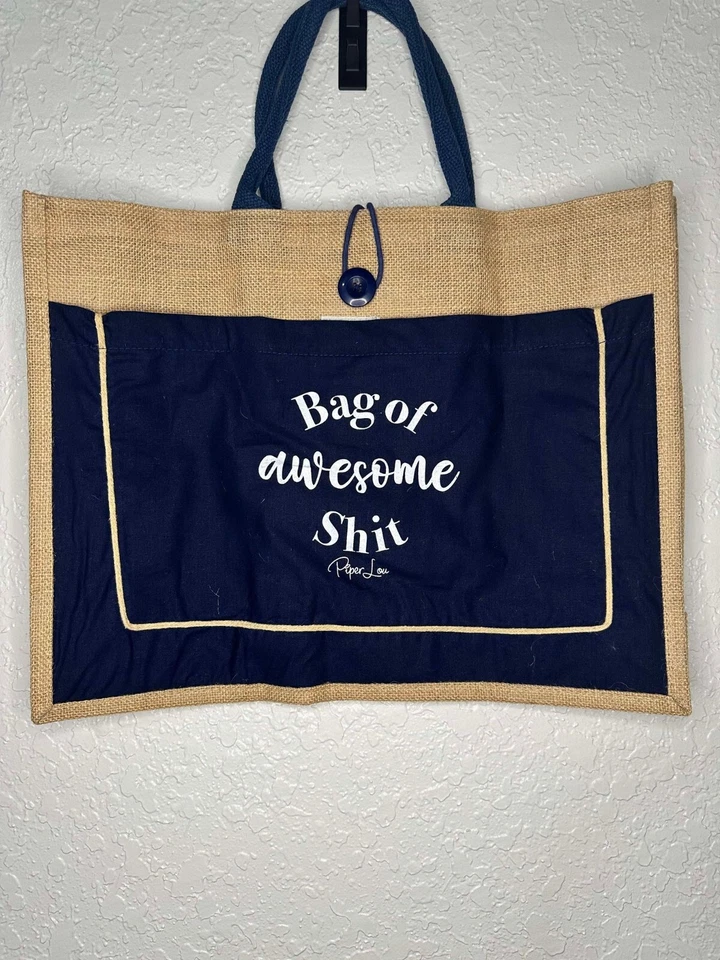 Сумка потрясающий смешной сумка с короткими ручками новинка многоразовый покупки бакалея пляж - Изображение 1 из 2