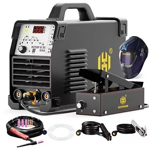 HZXVOGEN 200A Welder TIG AC/DC 2T/4T Wig 220V IGBT MMA Welder w/Foot Pedal - Picture 1 of 19