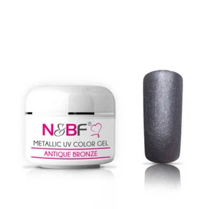 Metallic Farbgel UV Gel Farbe Effektgel 5ml Antique Bronze Colorgel Glanz Effekt - Bild 1 von 7