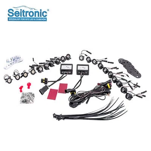 Juego de luces de conducción diurna LED flexibles, módulo E4 & R87 16 LED SMD de alta potencia, xenón blanco - Imagen 1 de 1