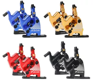 Zoom FM-HB110 Cyclocross Bicycle Hydraulic Flat-Mount Disc Brake Caliper Set - Picture 1 of 34