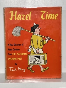 Ted Key ✍ SIGNED Hazel Time w/ Original Art Sketch HCDJ 1962 1st Ed - Picture 1 of 6