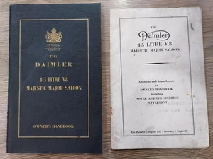 Daimler Majestic Major - Owner's Handbooks (Excellent Condition) - Picture 1 of 5