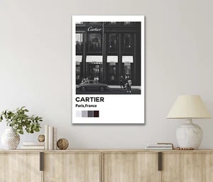 Arte de pared del establecimiento Cartier lienzo sin marco/enmarcado - Imagen 1 de 5