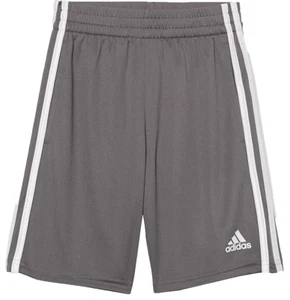 adidas boys Classic 3-stripes Shorts, Grey Five Adi, X-Large US - Picture 1 of 7