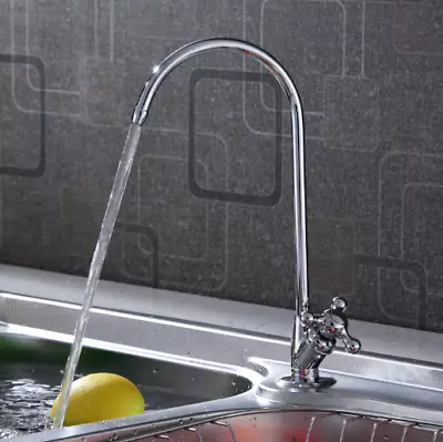 1/4'' Reverse Osmosis Chrome Plated Kitchen  Drinking Water Filter Faucet US - Image 1 of 2
