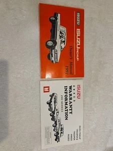 1991 Factory Original Used Isuzu Pickup Truck Owner’s Manual & Warranty Info - Bild 1 von 8