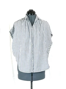 Madewell Bluse blau/weiß gestreift Knopfleiste XS 501 - Bild 1 von 6