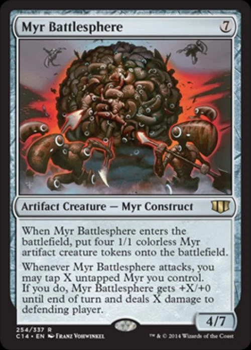 Myr Battlesphere - Light Play MTG Commander 2014 Edition - Image 1 of 1