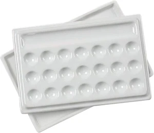 22 Brunnen Porzellan Palette mit Deckel, groß - Bild 1 von 2