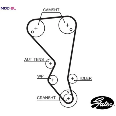 TIMING BELT 5599XS FOR PEUGEOT CITROEN RFS 2.0L 4cyl 306 HatchbackRFS 2.0L 4cyl - Image 1 of 4