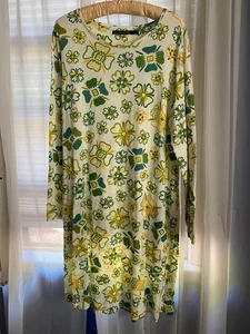gudrun sjöden weiches Jersey Print Kleid Größe L - Bild 1 von 3