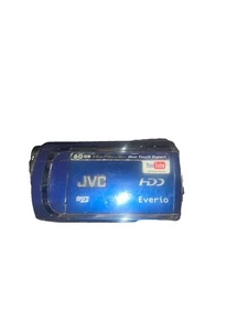 JVC Everio GZ-MG330 Hybrid Camcorder Digital Video Camera 32x optischer Zoom blau - Bild 1 von 10