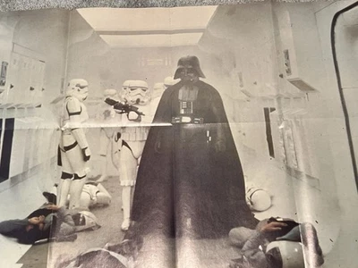 34 Inches by 22 Inches Fold Up Darth Vader Star Wars New Hope Poster Wall Decor - Image 1 of 4