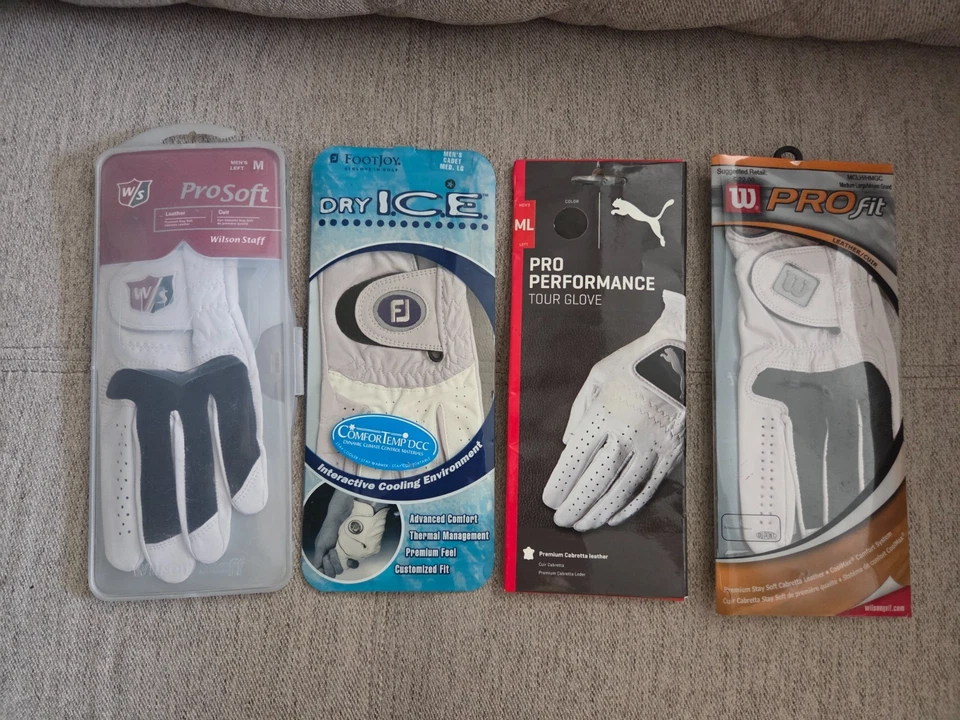 Guante de golf para hombre izquierdo mediano a mediano grande blanco - FootJoy, Puma o Wilson⛳⛳👍 Foto 1 de 1