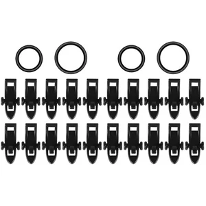 20 Sets Rutenrute Haken Keeper Angelterminal Tackle Halter Köder - Bild 1 von 12