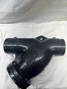 Weflo 175 4" Rohrgröße schwarz Sphäroguss gerillt Y-Sieb #3500500-243 - Bild 1 von 11