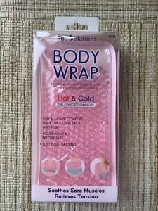 Spa Solutions Gel Beads BODY WRAP Hot &Cold Fatigue Swelling Migraine Relief
