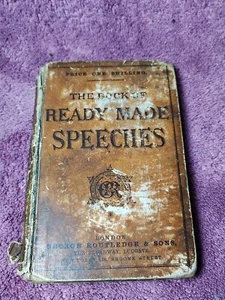 Antikes 1866 Buch mit fertigen Reden Charles Hindley Routledge ein Schilling - Bild 1 von 24