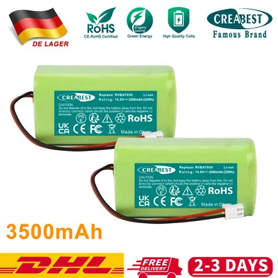 Ersatz RVBAT850 Akku für Shark Ion R75 R101 RV1000 RV2001 RV761 RV2000WD 3500mAh - Bild 1 von 4