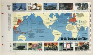 Stati Uniti 1992 La II Guerra mondiale BF32 nuovo integro MNH N2577 - Foto 1 di 1