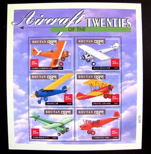1303 AIRCRAFT OF THE TWENTIES MNH OG (SEE ITEM DESCRIPTION) - Picture 1 of 3