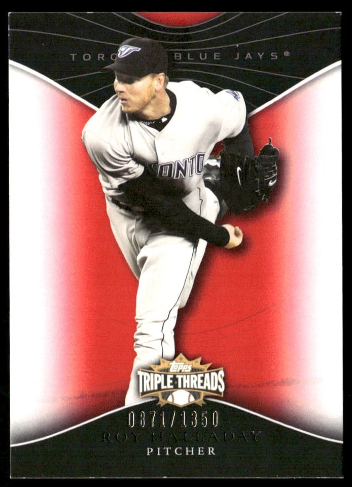 Roy Halladay 2009 Topps Triple Threads #44 #/1350 - Toronto Blue Jays - Image 1 of 2
