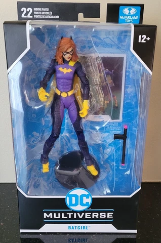DC Multiverse BATGIRL "Gotham Knights" (Purple Suit) By McFarlane Toys Cover