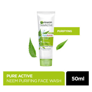 Garnier Skin Naturals Pure Active Neem Face Wash Helps Fight Pimple & Acne 50 g