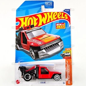 2022 Hot Wheels - LOLUX #115 red - HW Hot Trucks 8/10 - 1:64 Mattel HCT33 - Picture 1 of 2