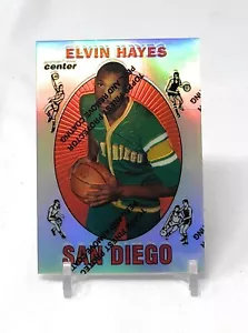 1996-97 Topps Finest Refractor Rookie RC Reprints #21 Elvin Hayes Rare SP - Picture 1 of 2