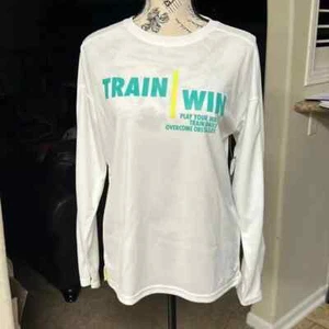 Xersion Everair Breathable Quick Dry Husky L (14H/16H) White Long Sleeve Shirt - Picture 1 of 13