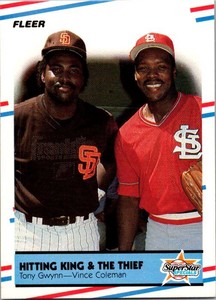 1988 Fleer Tony Gwynn / Vince Coleman SSS  634
