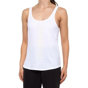 Under Armour Q1 Crossover Tank Womens Loose Fit HeatGear Scoopneck Graphic Top - Picture 1 of 2