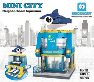 Juego de bloques de ladrillos modulares de construcción para acuario botín de ladrillo conjunto kit modelo - Imagen 1 de 2