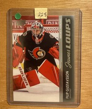 2021-22 Series 1 Base French Young Guns #225 Filip Gustavsson - Minnesota Wild